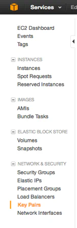 Gestion des clés AWS