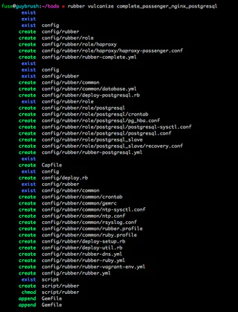 Vulcanize de l’application Ruby on Rails