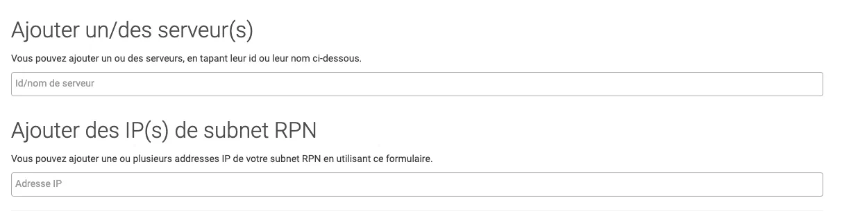 Autorisation du serveur au niveau du SAN