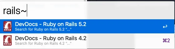 Chercher dans la documentation rails