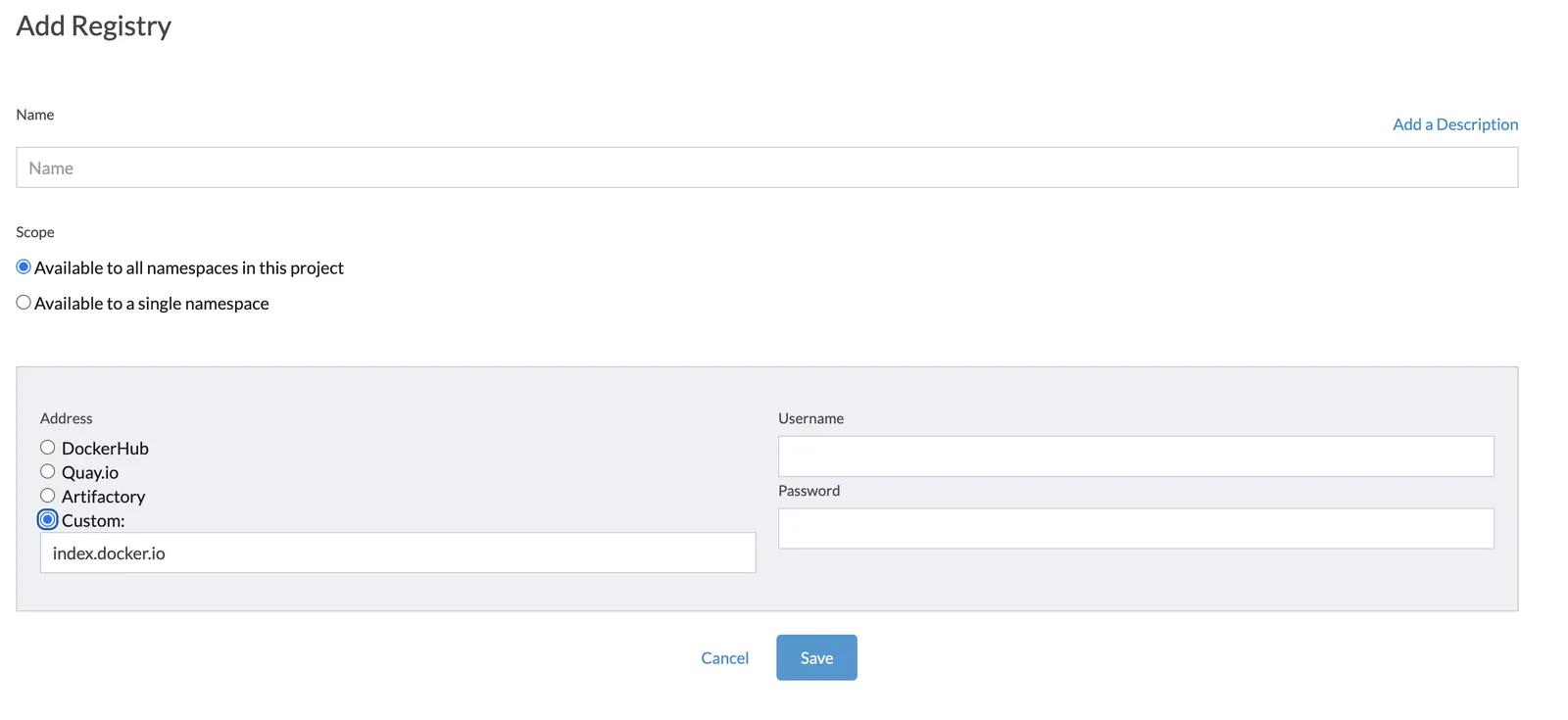 Interface rancher