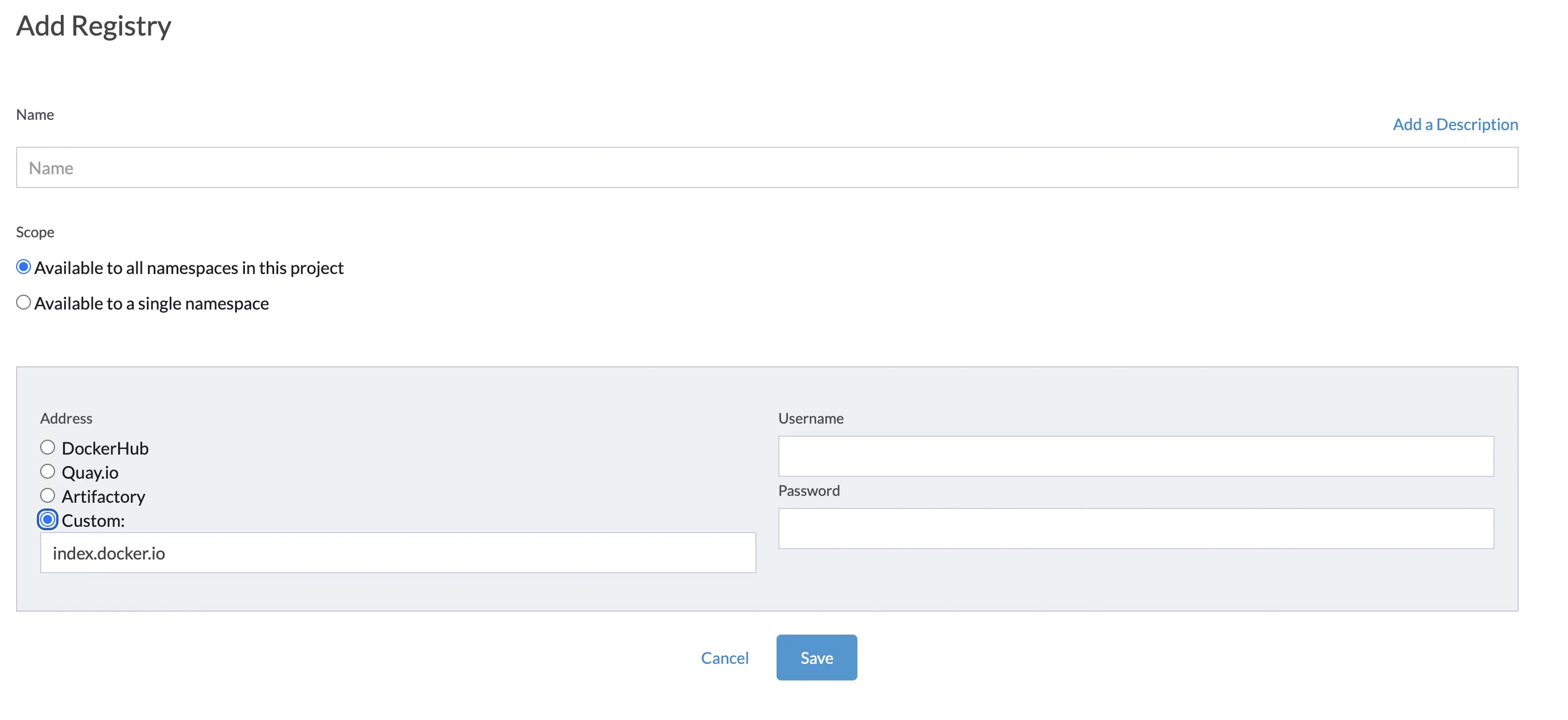 Interface rancher