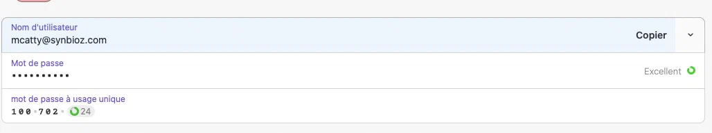 OTP 1Password