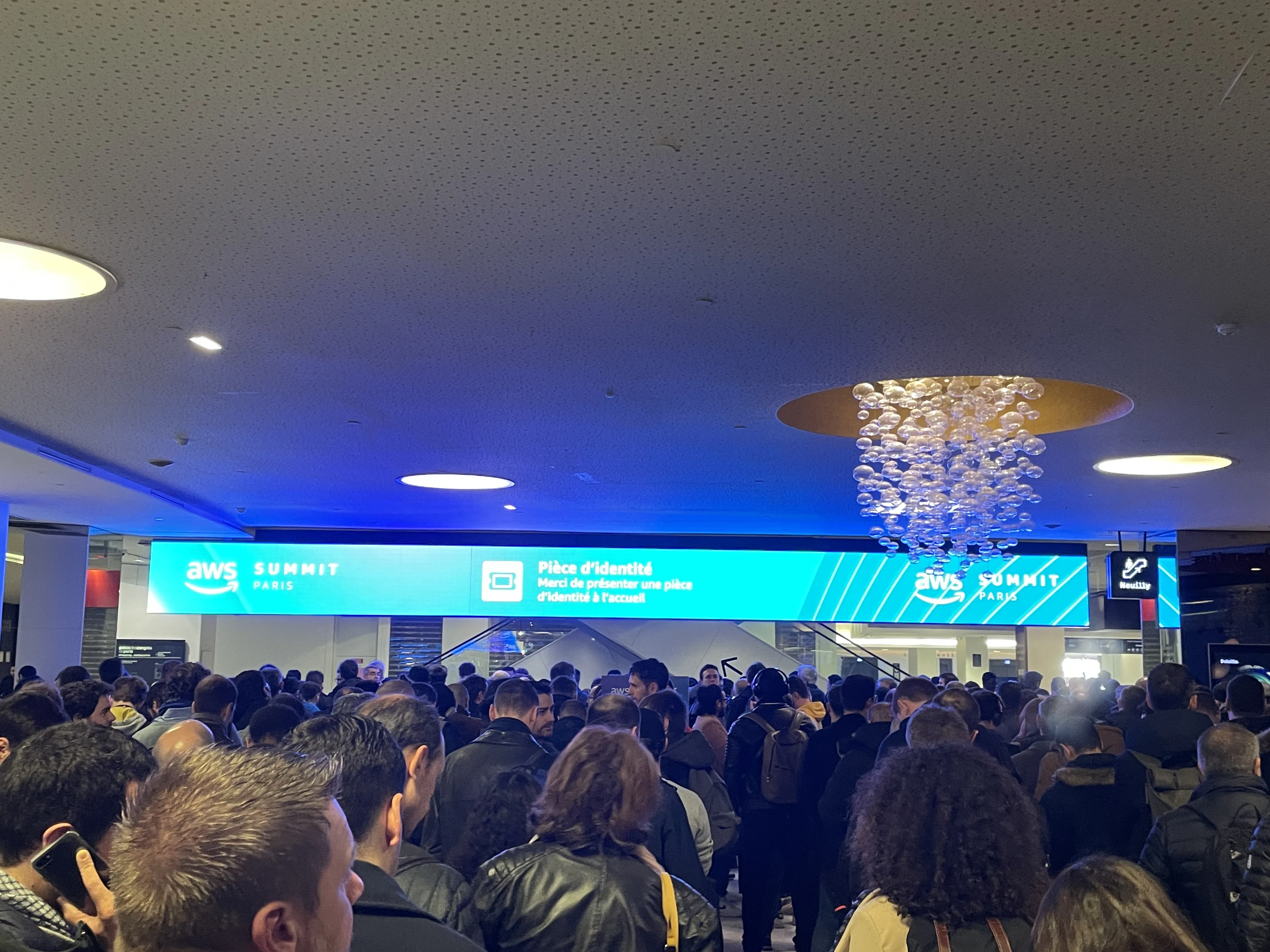 Pas de doute on est arrivé au Summit AWS