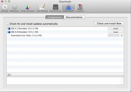 Installation de XCode et des outils en ligne de commande